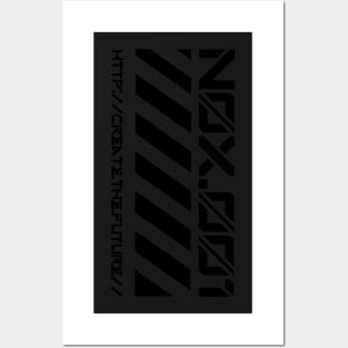 N0X.001 Black Posters and Art